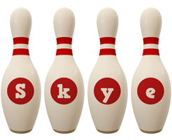 Skye bowling-pin logo