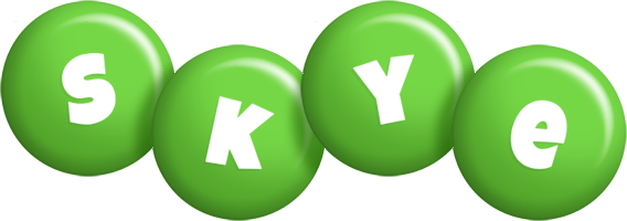 Skye candy-green logo