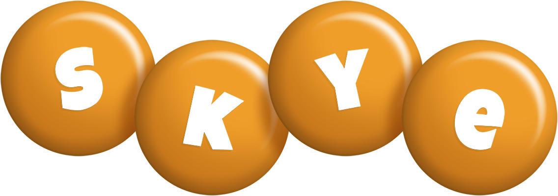 Skye candy-orange logo