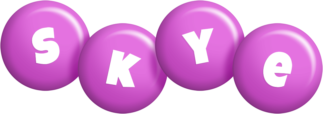 Skye candy-purple logo
