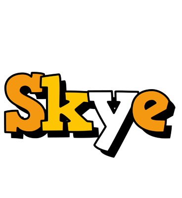 Skye cartoon logo