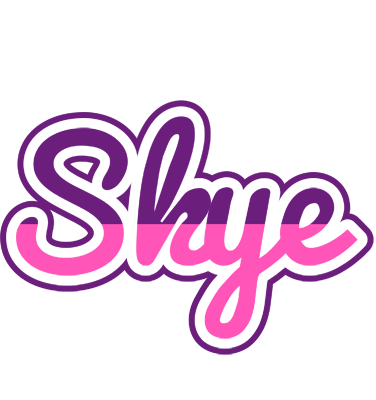 Skye cheerful logo