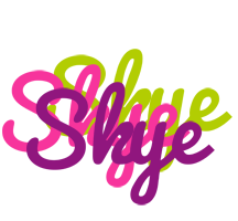 Skye flowers logo