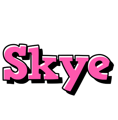 Skye girlish logo