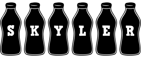 Skyler bottle logo