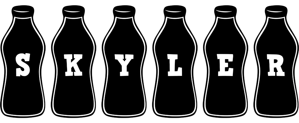 Skyler bottle logo
