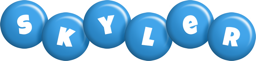 Skyler candy-blue logo