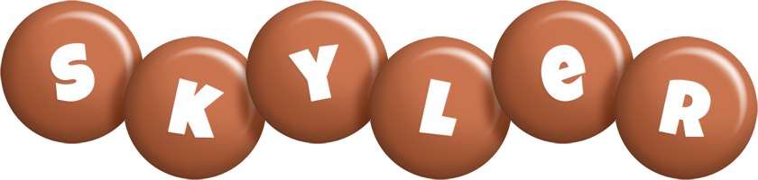 Skyler candy-brown logo