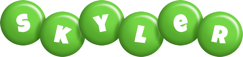 Skyler candy-green logo