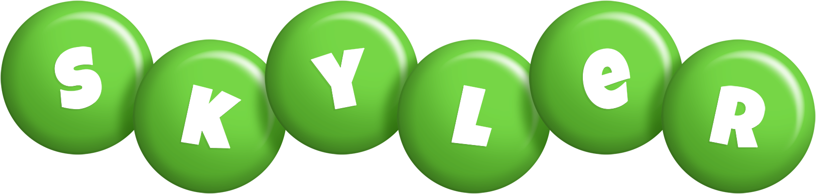 Skyler candy-green logo