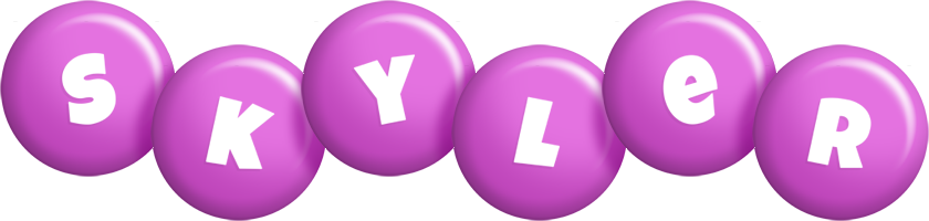 Skyler candy-purple logo