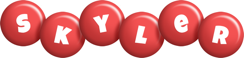 Skyler candy-red logo