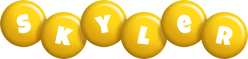 Skyler candy-yellow logo