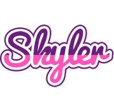 Skyler cheerful logo
