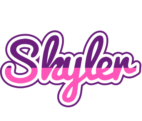 Skyler cheerful logo