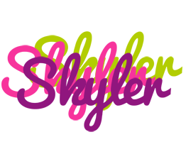 Skyler flowers logo