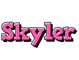 Skyler girlish logo