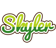Skyler golfing logo