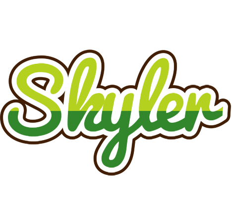 Skyler golfing logo