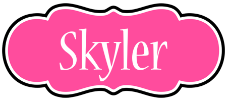 Skyler invitation logo