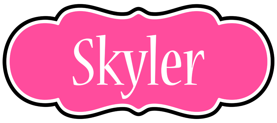 Skyler invitation logo