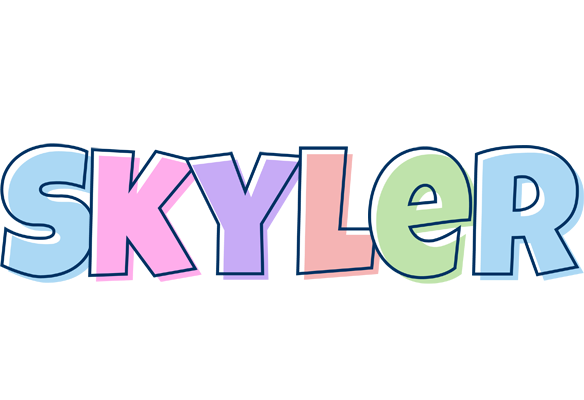 Skyler pastel logo