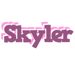Skyler relaxing logo
