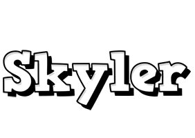 Skyler snowing logo