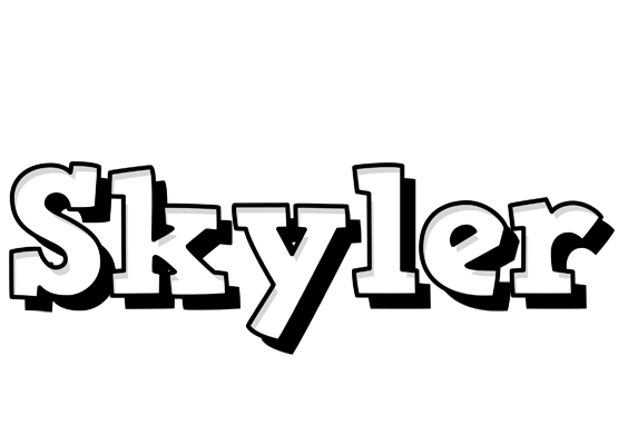 Skyler snowing logo