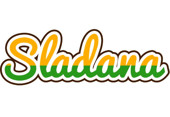 Sladana banana logo