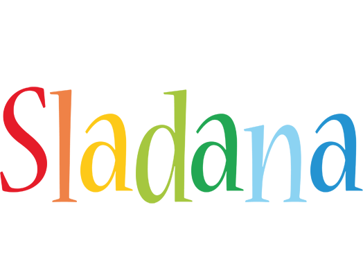 Sladana birthday logo
