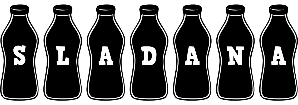 Sladana bottle logo