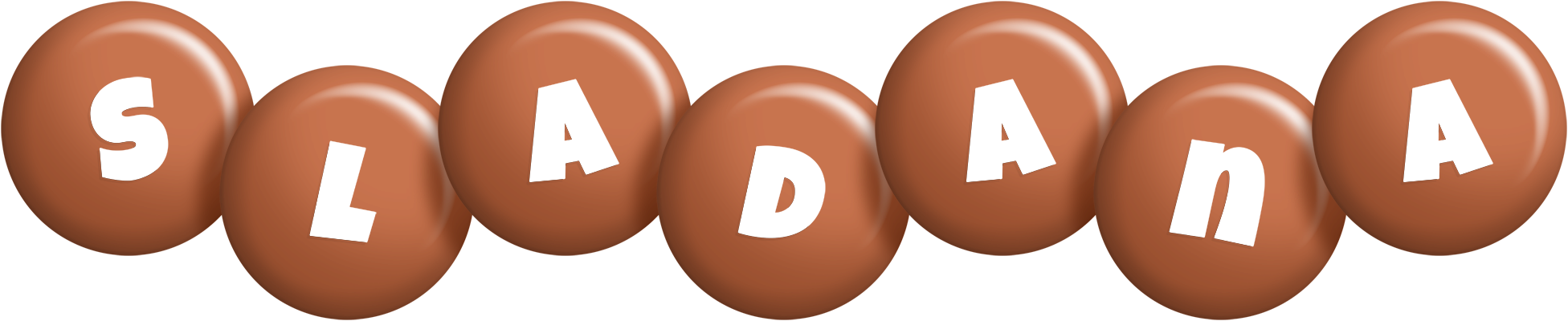 Sladana candy-brown logo