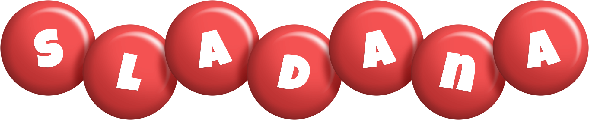 Sladana candy-red logo