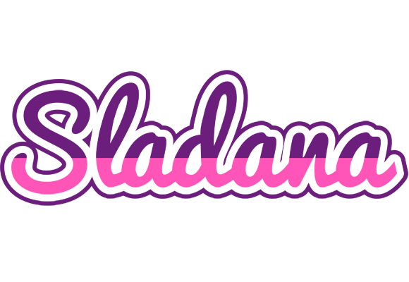 Sladana cheerful logo