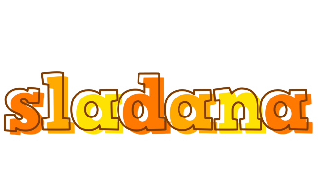 Sladana desert logo