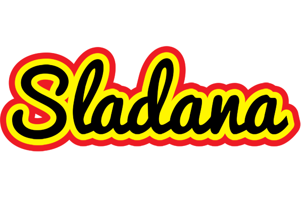 Sladana flaming logo