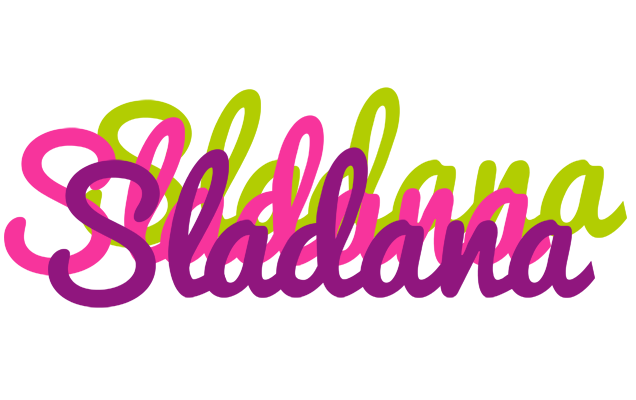 Sladana flowers logo
