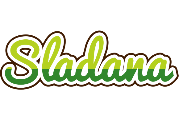 Sladana golfing logo