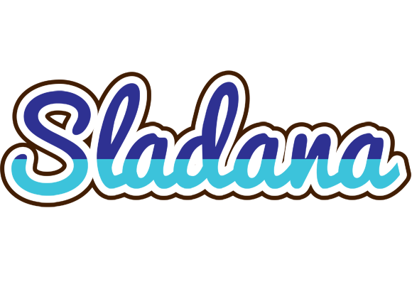 Sladana raining logo