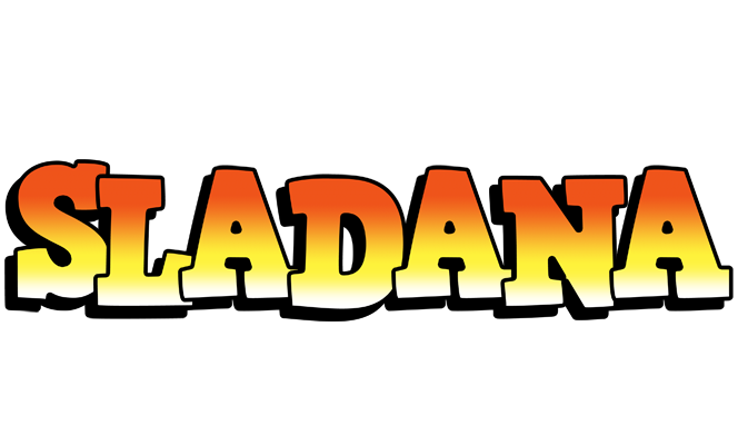 Sladana sunset logo