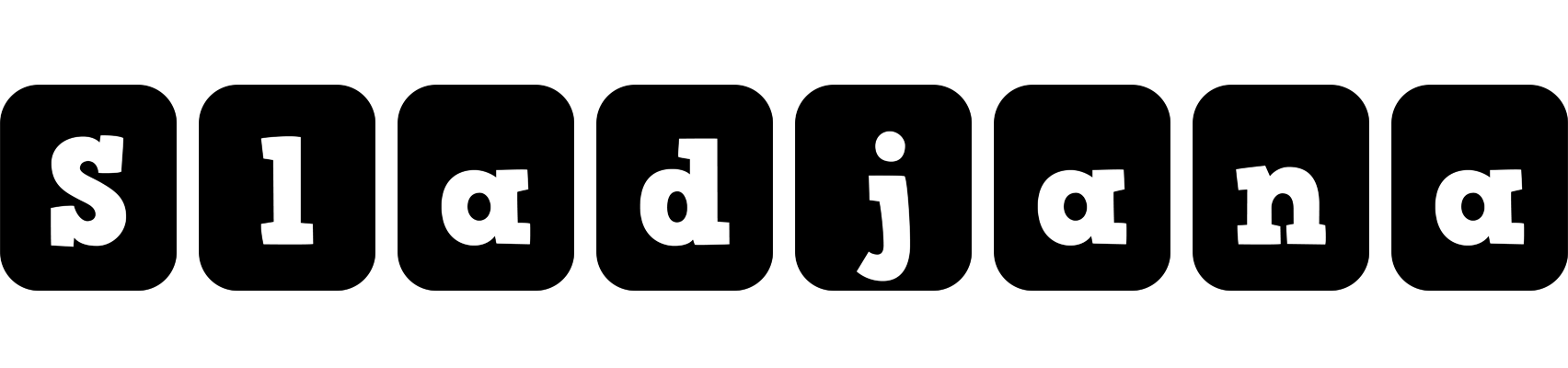 Sladjana box logo