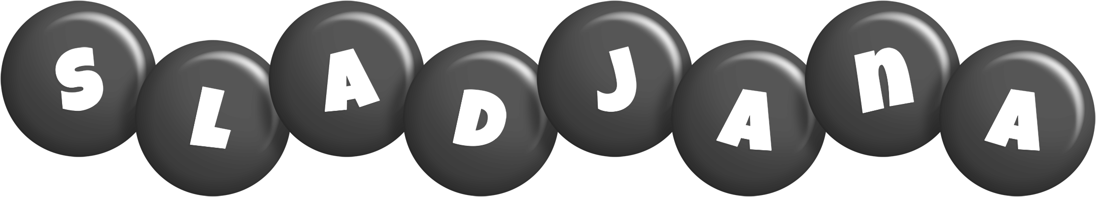 Sladjana candy-black logo