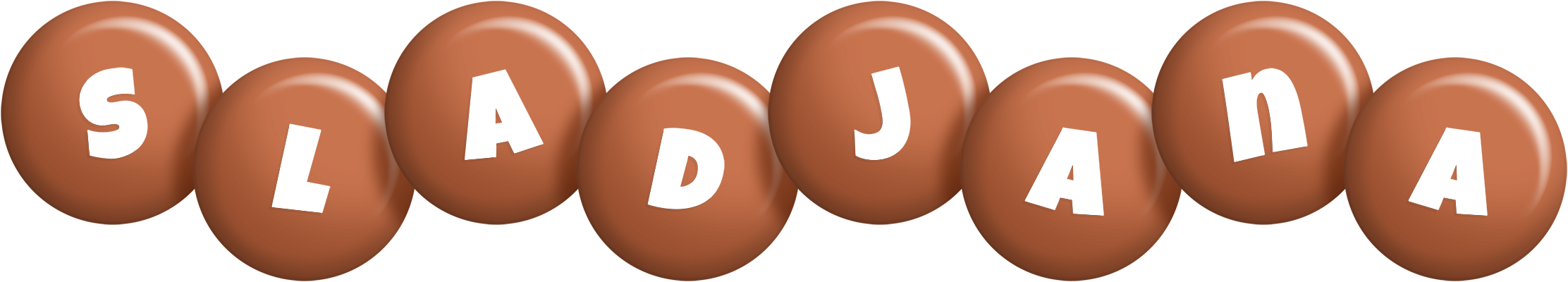 Sladjana candy-brown logo