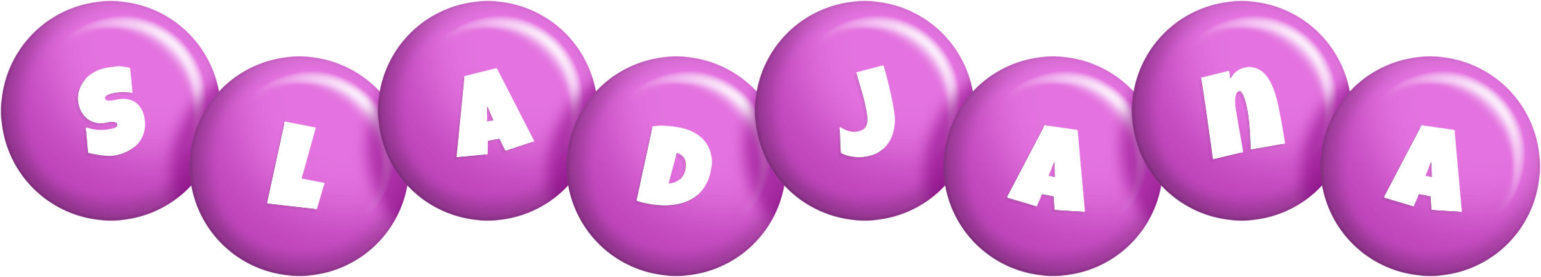 Sladjana candy-purple logo