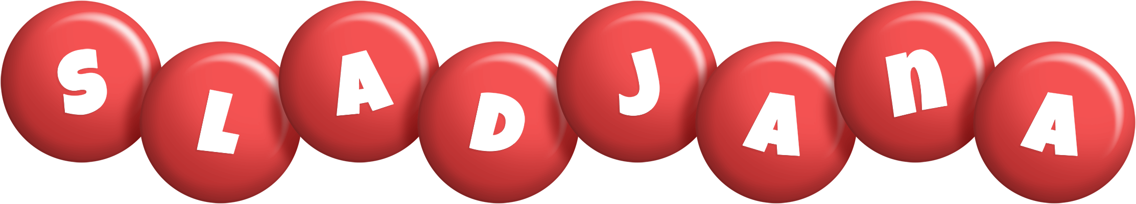 Sladjana candy-red logo