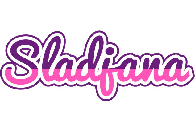 Sladjana cheerful logo