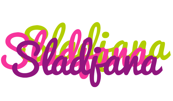 Sladjana flowers logo