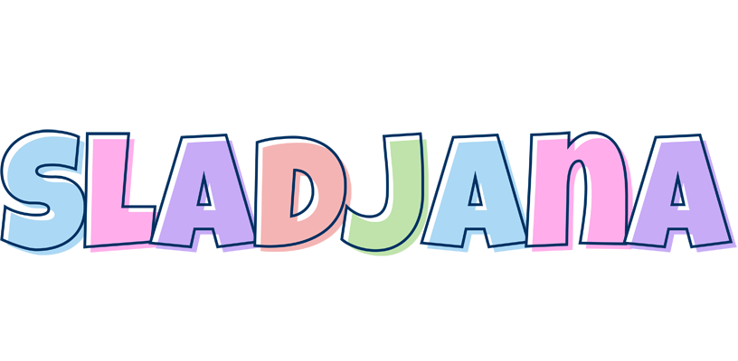 Sladjana pastel logo