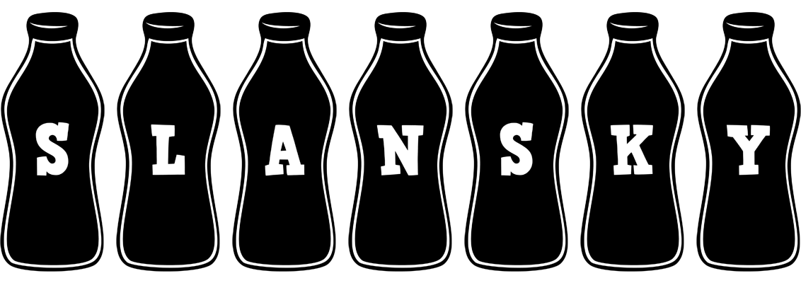 Slansky bottle logo